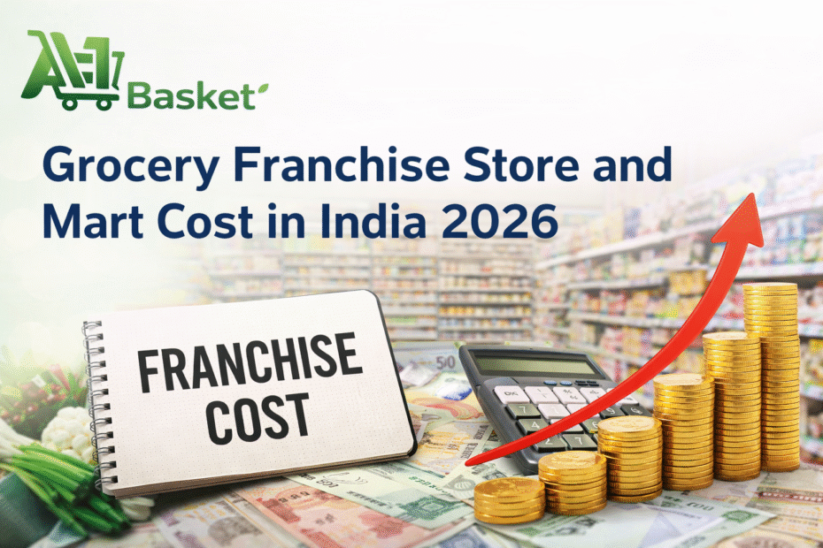 Grocery Franchise Store and Mart Cost in India 2026