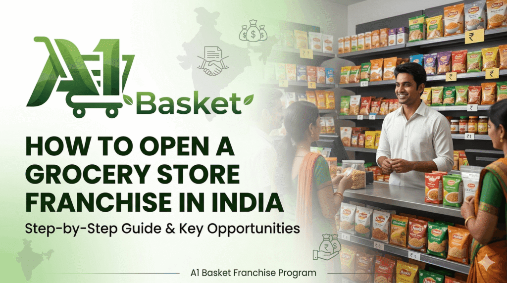 How to Open a Grocery Store Franchise in India: 2026 Guide - A1 BASKET